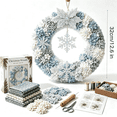 thumbnail image 3 of 3D Fabric Poke Wreath DIY Kit, Christmas Wreath Craft Kit for Adults | Poke Art for Adults, Beginner-Friendly No-Sew Craft, 3D Texture, Relaxing Holiday Project, Handmade Door Decor, 3 of 7