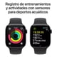 thumbnail image 4 of Apple Watch Series 10 GPS • Caja de aluminio negro azabache de 42 mm • Correa deportiva negra - M/L - Distribuidor Autorizado, 4 of 8