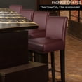 thumbnail image 2 of Unique Bargains Waterproof Bar Stool Covers for Short Back Chair Burgundy 4PCS, 2 of 8