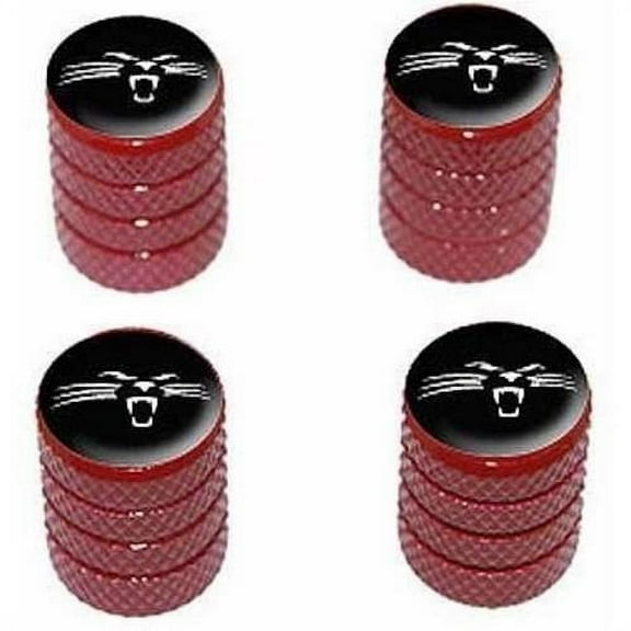 Panther Face Tire Rim Wheel Aluminum Valve Stem Caps, Multiple Colors