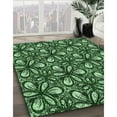 thumbnail image 2 of Ahgly Company Indoor Square Patterned Stoplight Go Green Area Rugs, 6' Square, 2 of 6