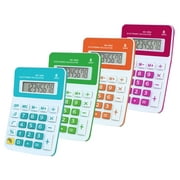 BESTWYA Basic Calculator Dual Power 8 Digit Desktop Calculator (5 Colors)