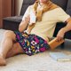 thumbnail image 5 of Balery Cinco De Mayo Floral Pantalones cortos de pijama de punto de algodón para hombre con cinturilla y bolsillos-X-Large, 5 of 6
