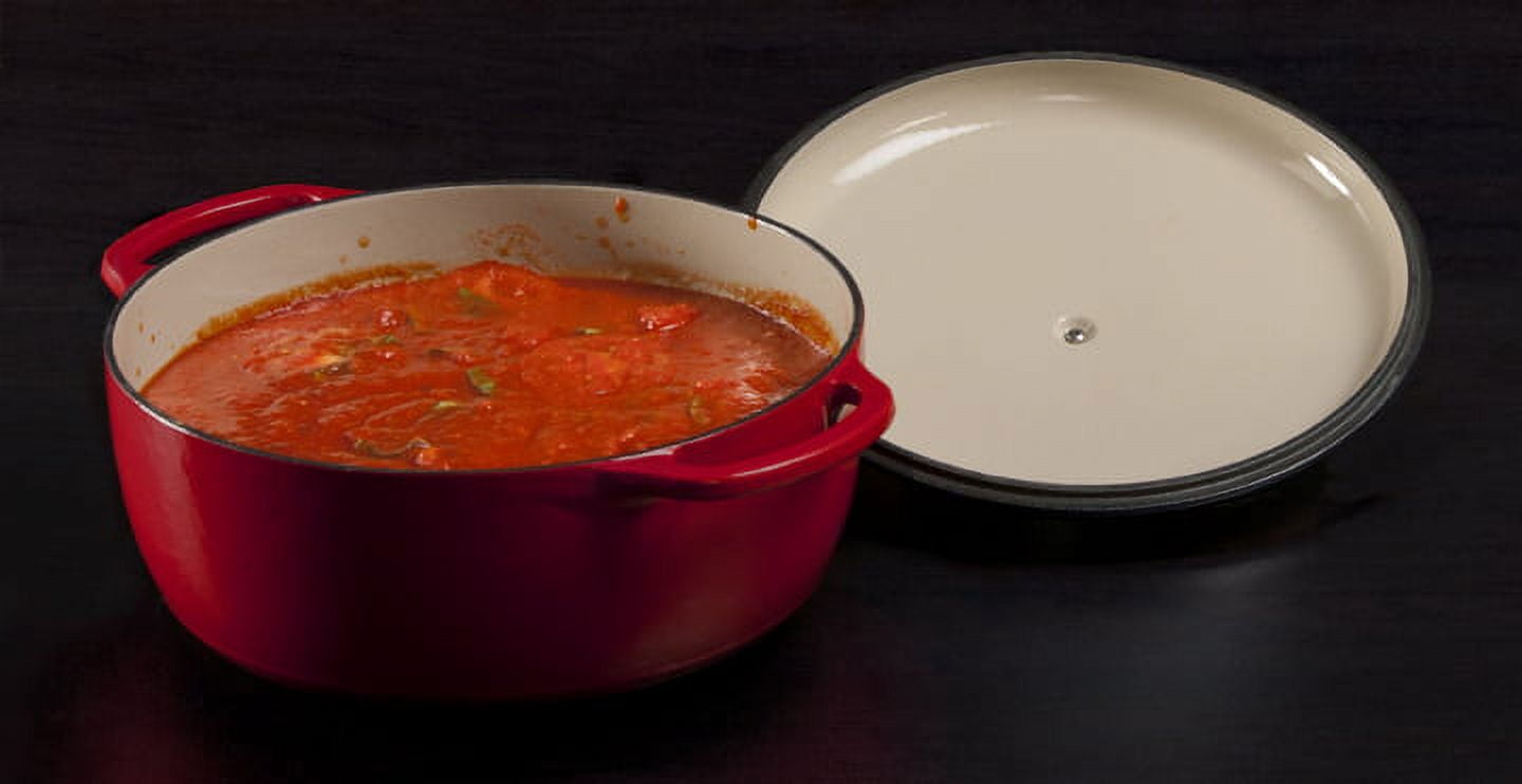 New Blue Lodge Cast Iron 3 Quart Enameled Dutch Oven US