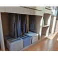 thumbnail image 4 of 3 cajas de almacenamiento para pantalones, jeans, suéteres, organizador visible apilable para mantener la ropa ordenada, ahorra espacio, 4 of 5