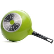 12 Green Ceramic Wok by Ozeri, with Smooth Ceramic Non-Stick Coating (100% and Free)