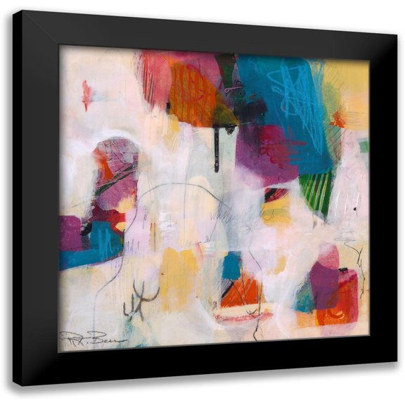 Beer, Pamela K. 12x12 Black Modern Framed Museum Art Print Titled - Oide 5