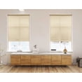 thumbnail image 4 of Lumi Cordless Natural Fabric Roller Shades Light Filtering (4 Colors) 42 W x 72 H Inches - Linen, 4 of 5