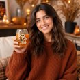 thumbnail image 7 of SLYNSHome Fall Harvest Stemless Whiskey Glass,Ghost With Pumpkin Gold Rim Crystal Tumbler For Wine And Cocktails, Lead Free Heavy Base Drinkware For Home Bar, 7 of 7