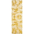 thumbnail image 3 of SAFAVIEH Soho Blair Floral Wool Area Rug, Gold/Ivory, 7'6" x 9'6", 3 of 10