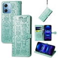 thumbnail image 1 of Funda Cartera FOXDOCK para XIAOMI Redmi Note 12 5G , Flip PU con Relieve de Gatos y Perros, Tarjetero y Soporte, 1 of 6
