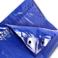 thumbnail image 3 of Queen of Tarps 20 x 25 Ft Lightweight All Purpose Plastic Tarp, Blue, 3 of 5