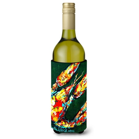 

Carolines Treasures MW1194LITERK Craw Baby on Green Crawfish Wine Bottle Beverage Insulator Hugger Wine Bottle