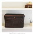 thumbnail image 4 of Kit 6 Cajas Organizadoras de Plástico La Ardilla Tipo Rattan (Chocolate), 4 of 4