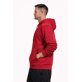 thumbnail image 2 of Expert Brand Men's Fleece Tec Pullover Hoodie Sweater, Red, Small, 2 of 7