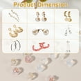 thumbnail image 4 of 12 piezas Respaldos para Aretes, Kit de Reemplazo de Respaldos de Aretes de Silicona Clara para Asegurar Aretes para Studs y Aretes Caídos para Mujeres y Hombres, Claro, 4 of 7