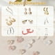 thumbnail image 4 of 12 piezas Respaldos para Aretes, Kit de Reemplazo de Respaldos de Aretes de Silicona Clara para Asegurar Aretes para Studs y Aretes Caídos para Mujeres y Hombres, Claro, 4 of 7
