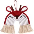 thumbnail image 1 of Deer Lion Wall Décor Handmade Weaving Ornament Modern Home, 1 of 5