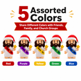 thumbnail image 5 of 50 Pcs Little Jesus Figures, Mini PVC Jesus Figurines with Santa Hat and Star Wand, Christian Faith Gifts, Religious Party Favors, Church Giveaways, Christmas Stocking Stuffers, Desk Car Decor, 5 of 10