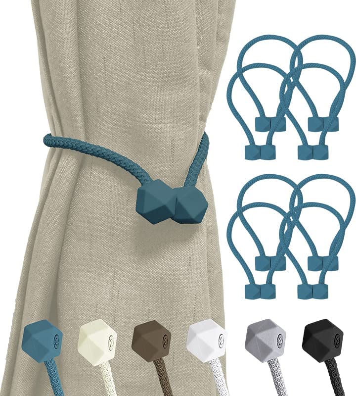 8 Pack Curtain Tiebacks Decorative Drape Curtain Holders