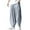 Blue, variant on Men's Loose Drawstring Harem Pants Casual Wide Leg Trousers Long Pants