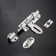 thumbnail image 4 of 100mm Stainless Steel Sliding Door Lock with Padlock Hasp, Heavy Duty Bathroom Door Lock, 4 of 4