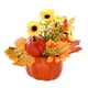 thumbnail image 5 of Flor de calabaza artificial BLESIY Decoración de cosecha de otoño centro de mesa de calabaza de otoño, 5 of 8
