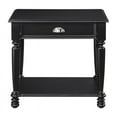 thumbnail image 2 of Lexicon Sanders Engineered Wood 1-Drawer End Table in Black, 2 of 5