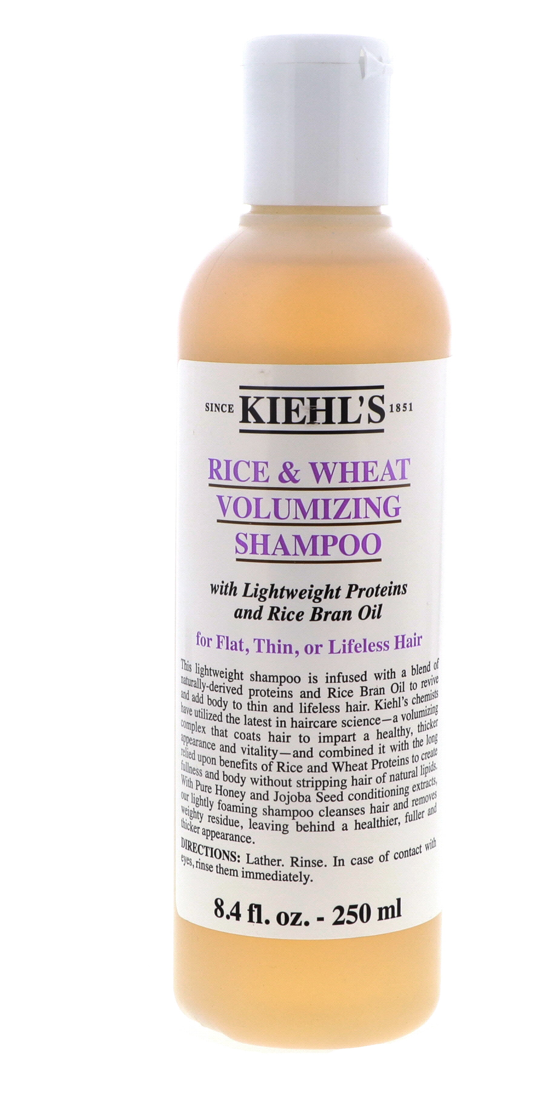 Udholdenhed vejspærring Lærd Kiehl's Rice & Wheat Volumizing Shampoo, 8.4 oz - Walmart.com