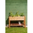 thumbnail image 6 of Rectangular Raised Garden Bed with Shelf – 47" x 32" x 35", 6 of 8