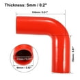 thumbnail image 3 of Unique Bargains 54mm 2.13" ID 90 Degree Elbow Silicone Reducer Hose Pipe Bend Turbo Water Intercooler Red, 3 of 6
