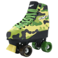 thumbnail image 1 of STMAX Quad Patins à Roulettes pour les Filles et les Femmes-Taille 2,5 Enfants à 8,5 Femmes -Extérieur, Intérieur et Patinoire- Classique Manchette Haute avec Système de Dentelle Réglable (Vert Camo, 6 Jeunes), 1 of 1