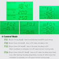 thumbnail image 2 of Digital Temperature Controller, Backlit LCD Screen Thermostat Heating Cooling Outlet Plug for Reptile Incubator US Plug, 2 of 6