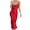 Red, variant on Summer Dresses for Women Sling Fish Tail Casual Loose Party Beach Vacation Satin Wrap Mermaid Dress, White L