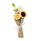 thumbnail image 1 of Ramo de flores de ganchillo, flores artificiales, elegante margarita tejida con cuidado, duradera. Amarillo, 1 of 9
