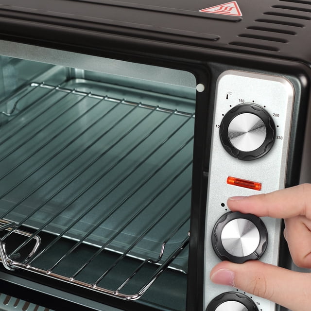 WRITWAA 4 Pcs Boutons Ronds de Rechange Noirs en ABS pour Cuisinières Électriques et à Gaz