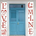 thumbnail image 3 of Door Curtain Valentine's Day Hanging Porch Sign Hanging Decorations, 3 of 6