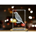 thumbnail image 3 of Scaly-Breasted Munia 3D Engraved Crystal 3D Engraved Crystal Keepsake/Gift/Decor/Collectible/Souvenir, 3 of 6