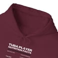 thumbnail image 5 of Tuba Player Nutrition Facts Hoodie, 5 of 10