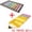 A-2Pcs, variant on Pencil Shaped Classroom Rug, Light Color Doormat for Teacher Campus Season, Soft Faux Leather Non-Slide Floor Mat for Reading Corner Kindergarten Study Room, Fun Educational Gift