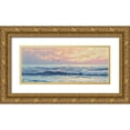 thumbnail image 1 of Adamov, Alexey 24x12 Gold Ornate Wood Framed with Double Matting Museum Art Print Titled - Surf by Sunset, 1 of 4