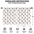 thumbnail image 2 of Blackout Kids Curtains,White Cow Head Pattern Childrens Insulated Curtains Set Of 2,Bedroom Essentials,Toddler Room Decor 52x63in(132x160cm), 2 of 5