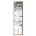 thumbnail image 2 of ArtToFrames 13" x 50" Silver with Black Lip Picture Frame, 13x50 inch Multi Wood Poster Frame (WOM-5193),  Pack, 2 of 7