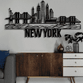 thumbnail image 3 of Cuadro Decorativo de Metal con Diseño NY Extra grande, 3 of 4