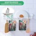 thumbnail image 4 of Yayeee Pot Holders Kitchen Heat Resistant with Pocket 7"x9.8" Cotton Oven Cooking Hot Pads, Psychedelic Forest, 4 of 7