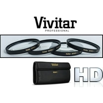 Hi Definition 4-Pcs  1/ 2/ 4/ 10 Close-Up Macro Lens Kit for Canon EOS Rebel SL3 (58mm Compatible)