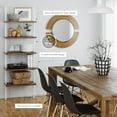 thumbnail image 3 of Nathan James Theo 5 - Shelf Ladder Bookcase Natural Light Brown Wooden Shelf and White Metal Frame, 3 of 7