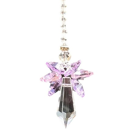 

Modern Rainbow Crystal Angel Chakra Suncatcher Car Charm Pendant
