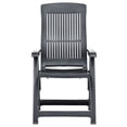 thumbnail image 2 of vidaXL Chaises Longues de Jardin 2 Pcs Plastique Anthracite, 2 of 5