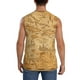 thumbnail image 4 of Fotbe Old Vintage Map Of Sea Men's Camiseta sin Mangas Estampada para Hombres, Playera Casual para Gimnasio, Entrenamiento, Playa-Large, 4 of 7